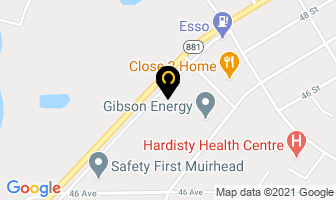 Hardisty Bulk Sales in Hardisty map