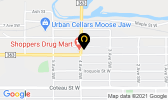 Hardline Transport Solutions Inc in Moose Jaw map