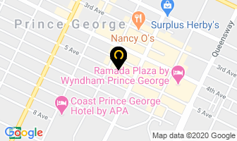 Hardy Psychological Services in Prince George map