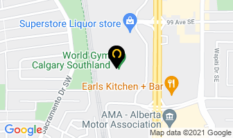 Harfield Orthodontics in Calgary map