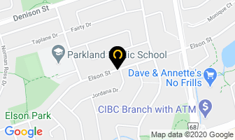 Harjit Soor in Markham map