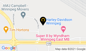 Harley-Davidson Winnipeg in Winnipeg map