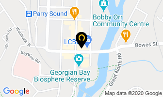 Harold's Barber Shop in Parry Sound map