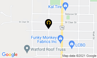 Harper Funeral Home in Watford map