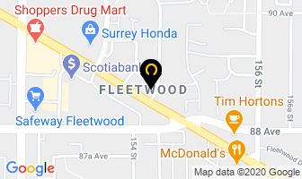 Harry's Car Wash in Surrey map
