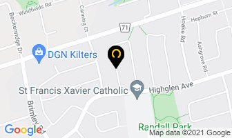 Harry's Cleaning Service in Markham map