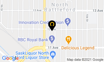 Hart Adjusters in North Battleford map
