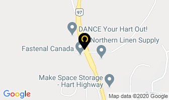 Hart Crown Banquet Hall in Prince George map