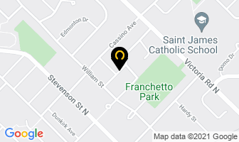 Hartmann Windows & Doors in Guelph map