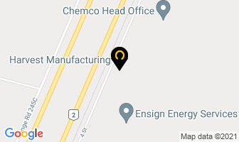 Harvest Manufacturing Ltd in Nisku map