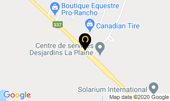 Harvey Auto Mec in Terrebonne map