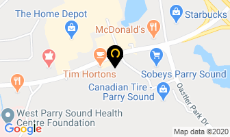 Harvey's in Parry Sound map