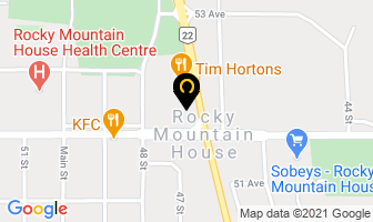 Harvey's in Rocky Mountain House map