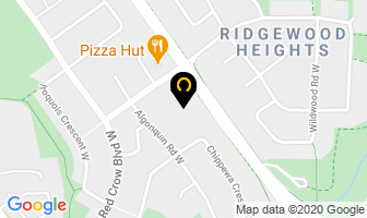 Harwood Distributors in Lethbridge map