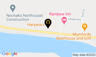 Haryana's Restaurant in Vernon map