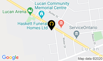 Haskett Funeral Homes Ltd in Lucan map