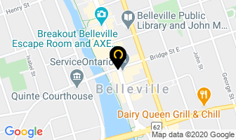 Hastings Law Association Library in Belleville map