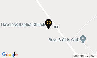 Havelock Baptist Church in Havelock map