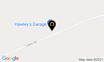 Hawley's Garage in Magog map