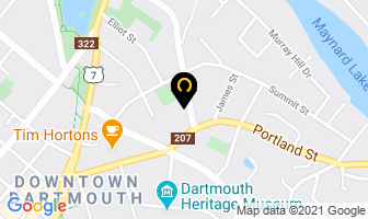 Hawthorn Elementary School in Dartmouth map