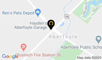 Hayden's Aberfoyle Garage in Saint-Georges map