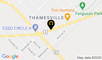 Haymes Variety in Thamesville map