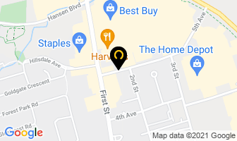 Haywire Fencing in Orangeville map