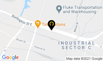 Hd Industrial Serices Inc in Hamilton map