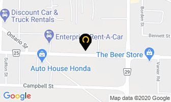 Hd Supply Brafasco in Sarnia map