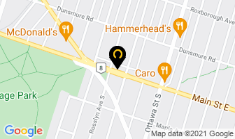 Heads Up Unisex Salon in Hamilton map