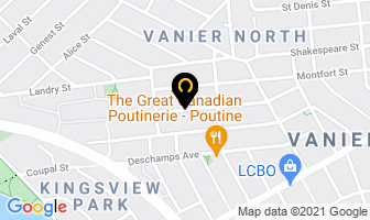 Headwaters R & D Inc in Ottawa map