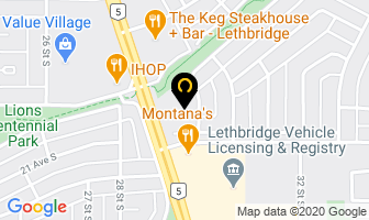 Health Care Homes Ltd in Lethbridge map