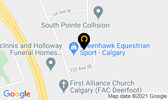 Health Risk Services Inc in Calgary map