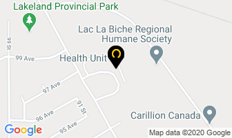 Health Unit in Lac la Biche map