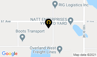 Heavy Iron Inc in Rocky View County map
