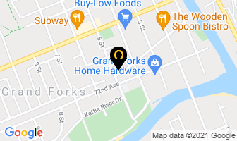 Hedz Up Hair Studio in Grand Forks map