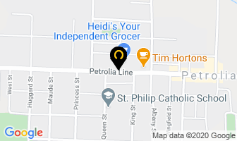 Heidi's Independent Grocer in Petrolia map