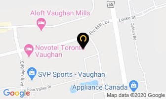 Heintzman Pianos Limited in Vaughan map
