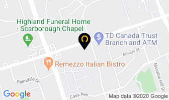 Helen Blakey Flowers in Orillia map