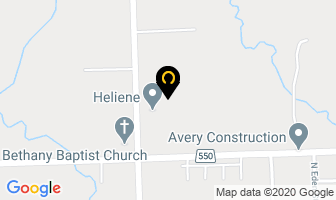 Heliene Inc in East Angus map
