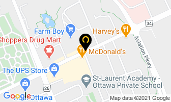 Helix Hearing Care Centre in Ottawa map