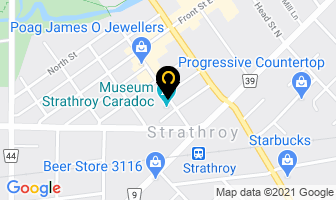 Helkaa Pools in Strathroy map