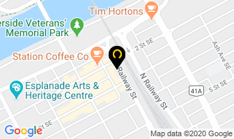 Hemp Town Rock in Medicine Hat map