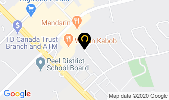 Henna Gurus in Mississauga map
