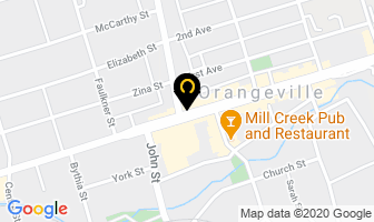 Henning Salon Ltd in Orangeville map