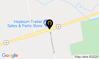 Hepburn Trailer Sales in Kingston map