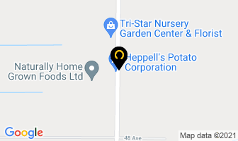 Heppell's Potato Corp in Surrey map