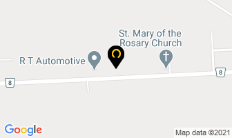 Hepworth Baptist Church in Hepworth map