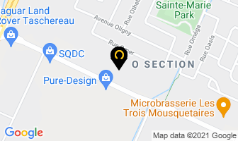 Hercules Canada Inc in Brossard map