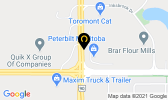 Hercules Forwarding Inc in Winnipeg map